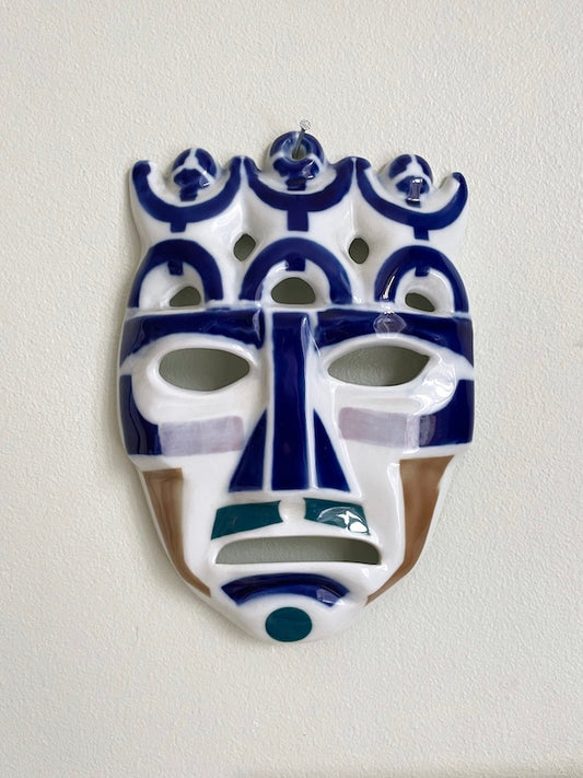 Sargadelos porcelæns maske no. 4