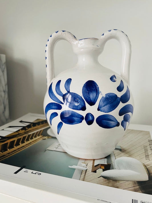 Håndmalet italiensk vase