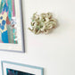 Handmade Octopus Green Splatter ~ Wall Hanging