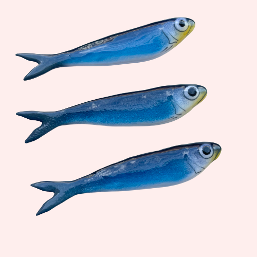 Blå sardiner ~ Vægophæng
