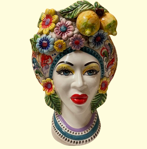 Regina Flora Grande | Sicilian head jar