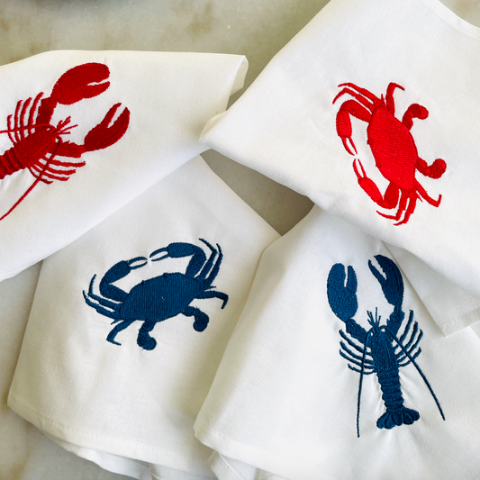 Cloth Napkins | Blue Lobster