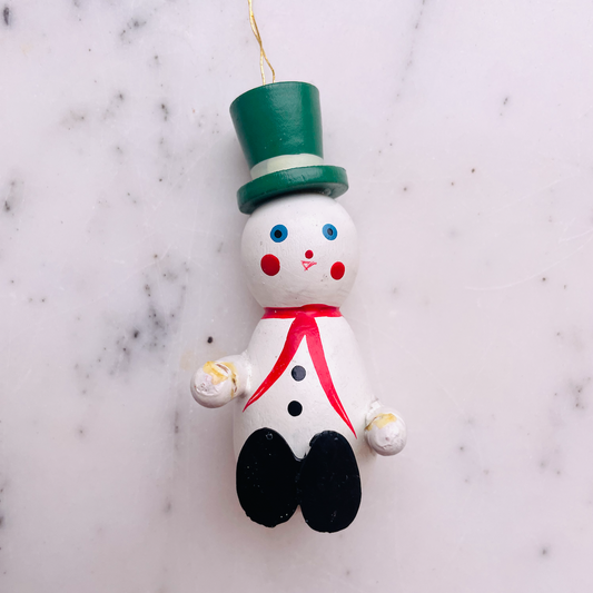 Vintage Christmas Ornaments | Snowman 