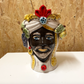 Papa Sultan Bianco | Sicilian head vase