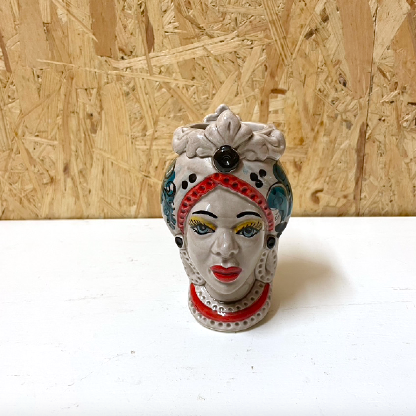 Mini Double Sultan &amp; Donna no. 2 | Sicilian head vase