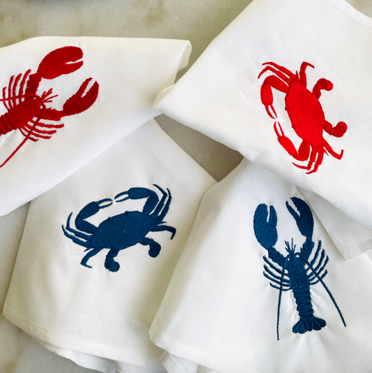 Cloth Napkins | Blue Crab
