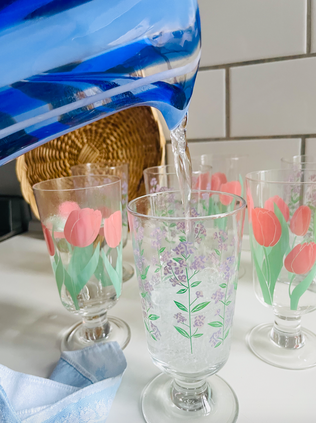 French glasses ~ Tulip
