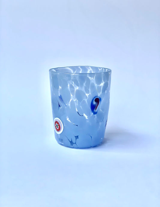 Murano glass millefiori ~ Blue