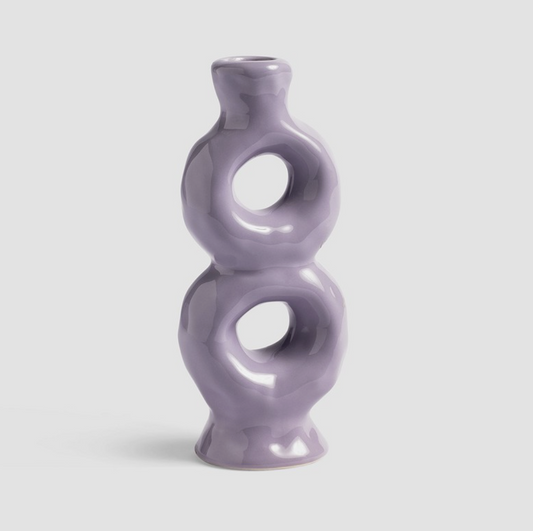 Loop candle holder | Purple
