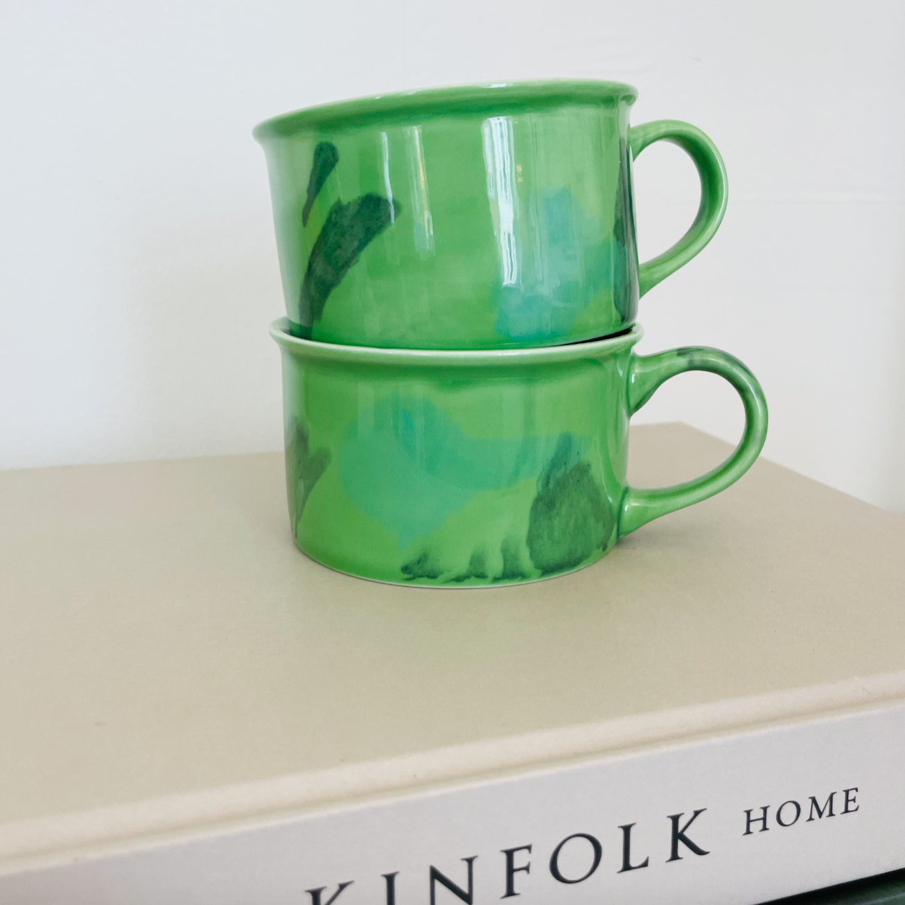 Coffee cup | Green Watercolor